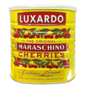 Luxardo The Original Maraschino Cherries 3kg / 6.6lb Bulk Bar Can Made in Italy